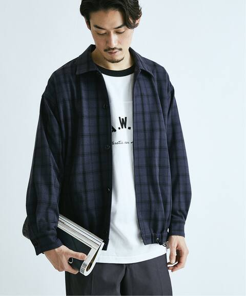 Drawstring Cpo チェックブルゾン Journal Standard ジャーナルスタンダード の通販 アイルミネ