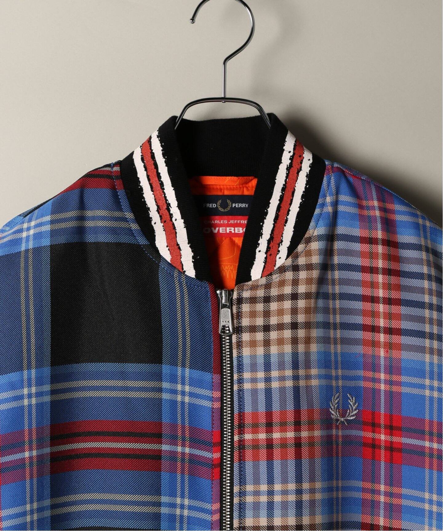 FRED PERRY × Charles Jeffrey LOVERBOY】タータンチェックボンバー お買い物ガイド Fred ポロシャツ Loverboy × Perry ポロシャツ