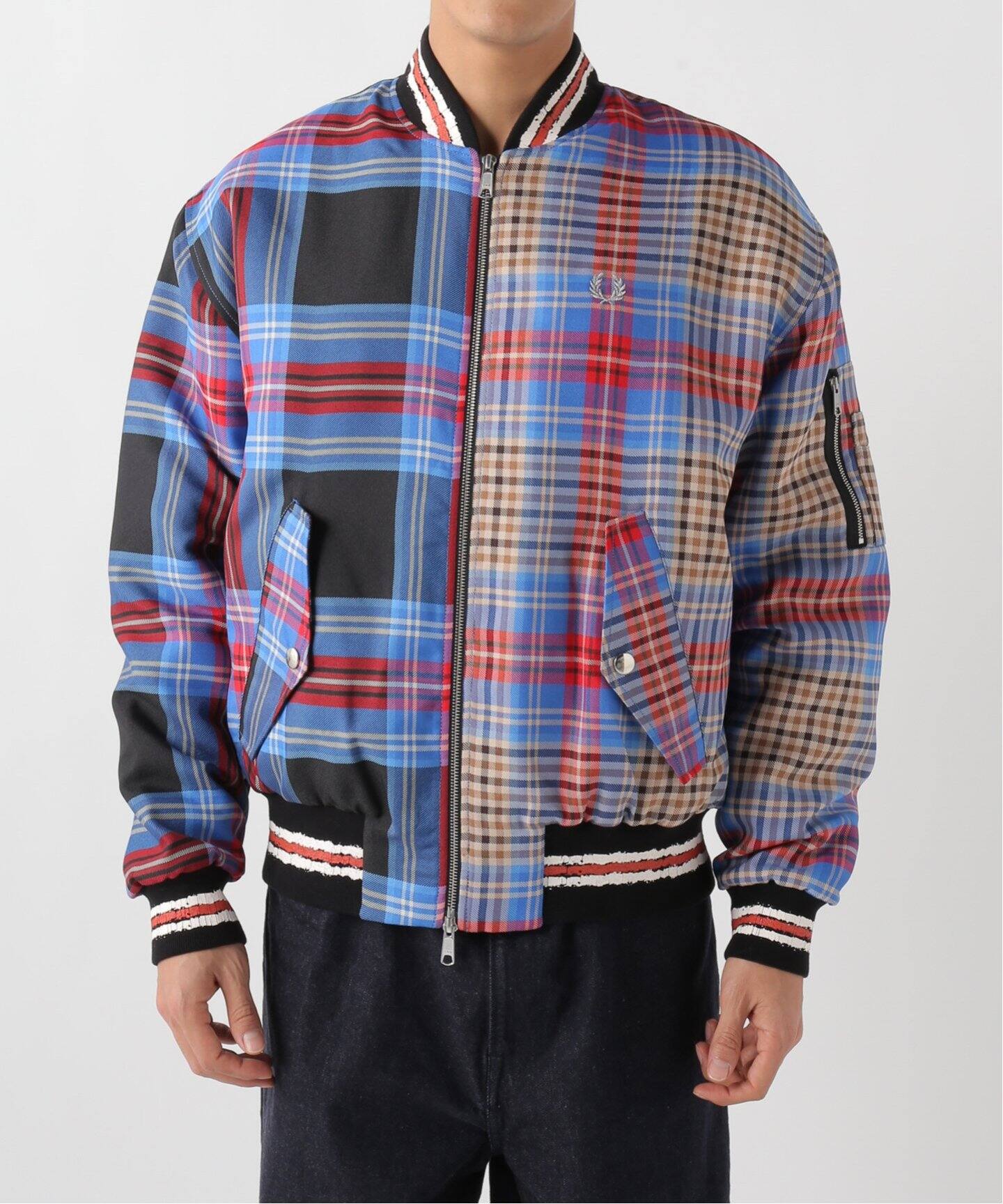 FRED PERRY × Charles Jeffrey LOVERBOY】タータンチェックボンバー お買い物ガイド Fred ポロシャツ Loverboy × Perry ポロシャツ