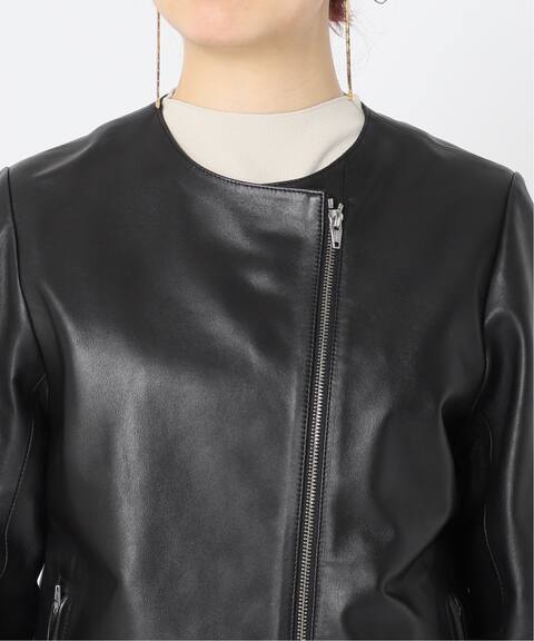 ラムレザー クルーネックジャケット B C Stock ベーセーストック 公式のファッション通販 Baycrew S Store
