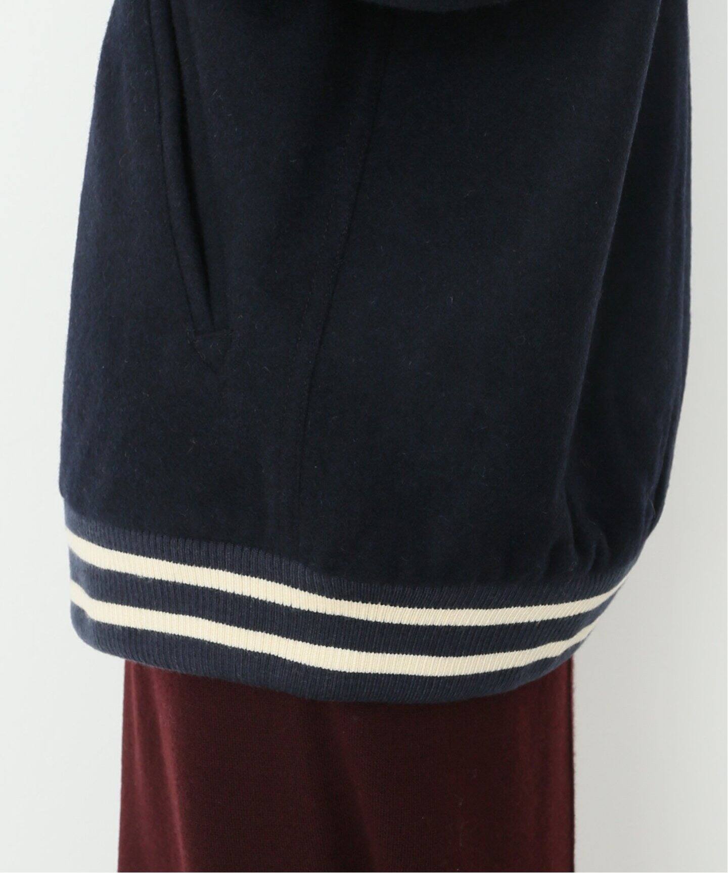 おしゃれ】 slobe iena awardブルゾン stripe 【skookum】rib 北大西洋条約機構 スクーカムRib IENA SLOBE Stripe ブルゾン Award カーディガン/ボレロ