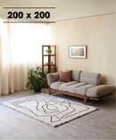 FERNERO RUG 200x200　フェルネロラグ