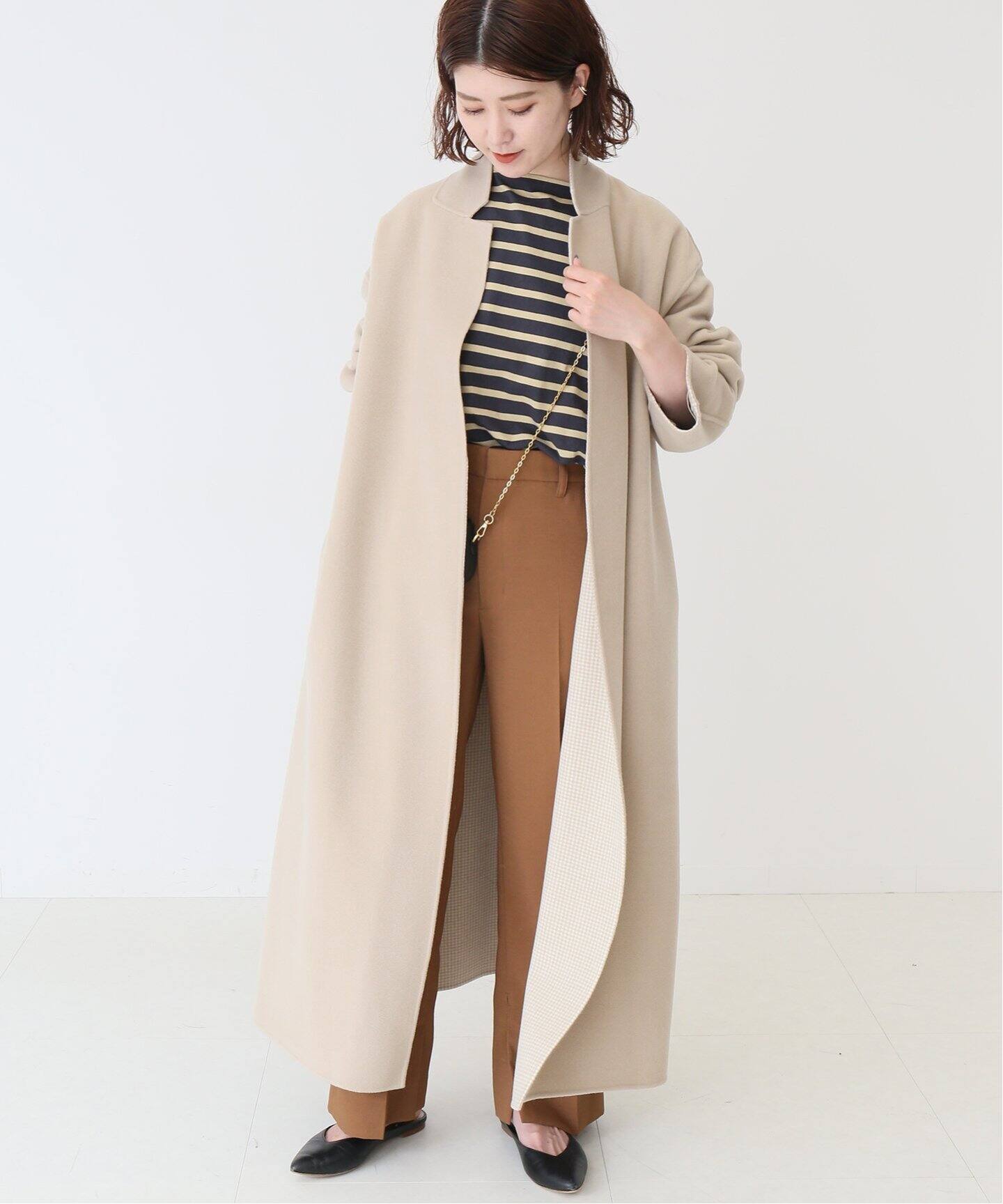 ウールナイロンリバーシブルコート◇|Spick and Span(スピック ...