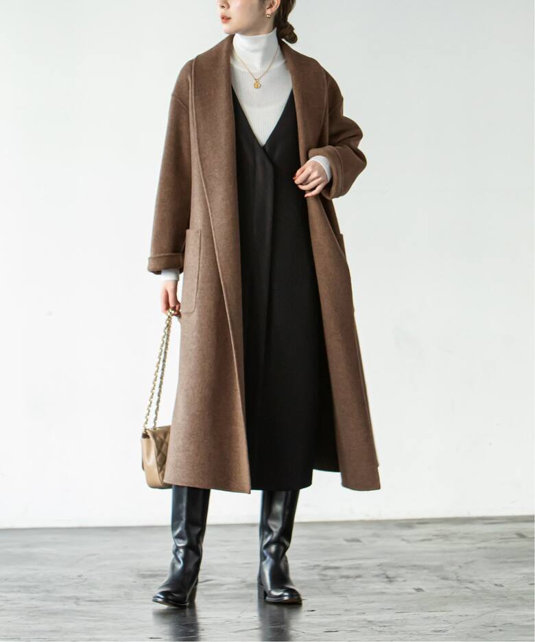 追加》super160ショールカラーリバーコート◇（その他ブルゾン  