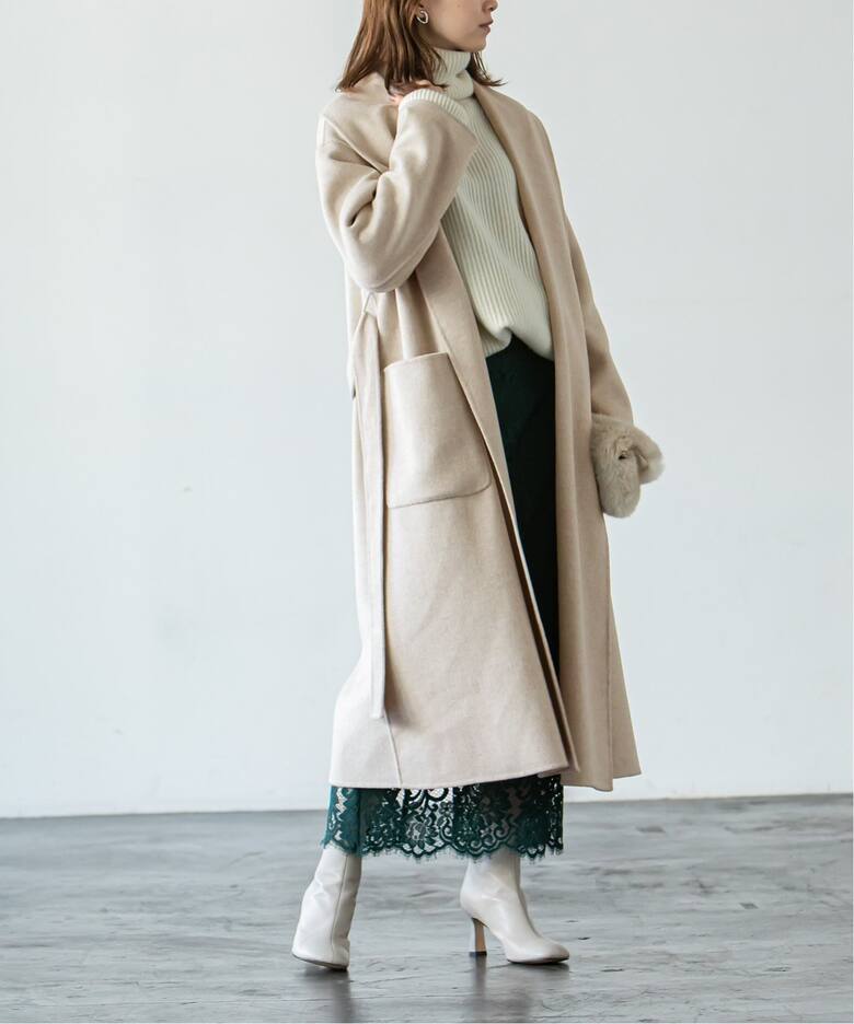 追加》super160ショールカラーリバーコート◇（その他ブルゾン  