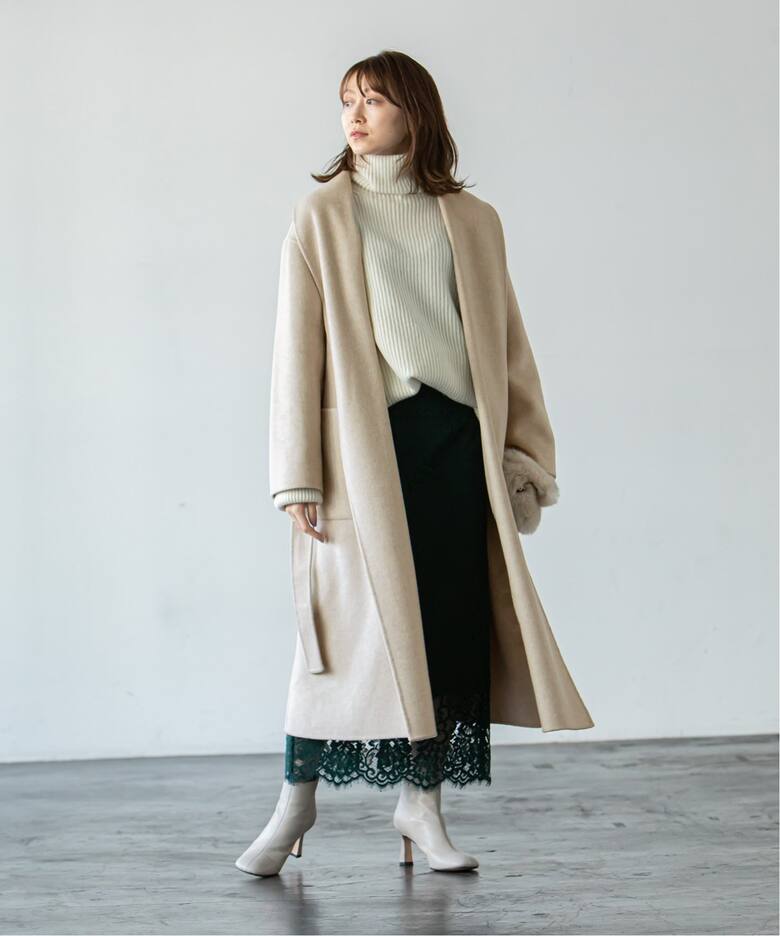 追加》super160ショールカラーリバーコート◇（その他ブルゾン  