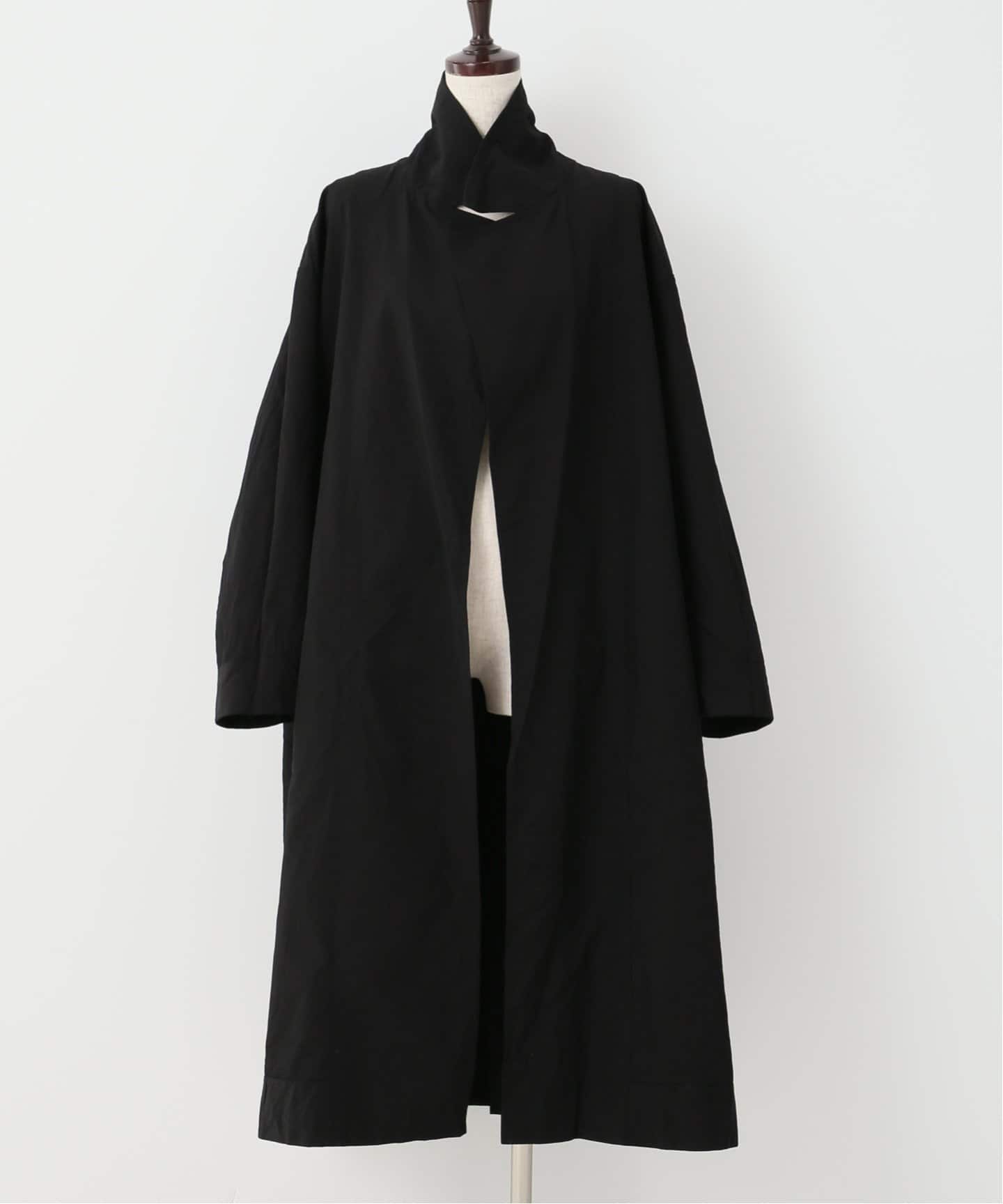 TOUJOURS / トゥジュー】 COTTON SILK GABA TRENCH ROBE|journal