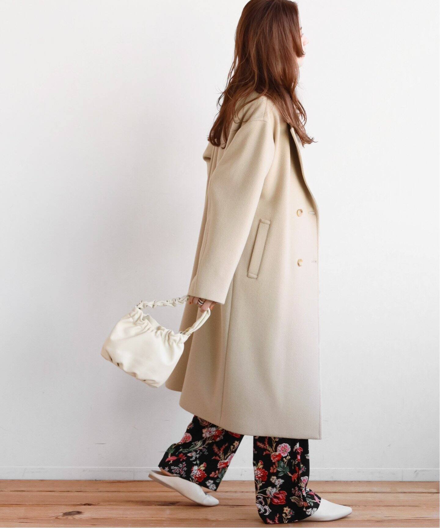 ★ジャーナルスタンダード　LANA WOOL 140S ステンカラーコート　L★ 人気なのには理由がある！名品LANA WOOL140コートがいよいよ発売
