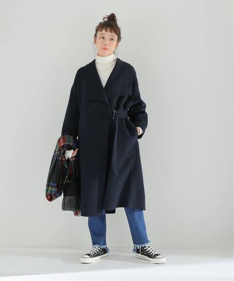 ウールナイロンリバーガウンベルトコート Journal Standard Relume ジャーナルスタンダード レリューム 公式のファッション通販 Baycrew S Store