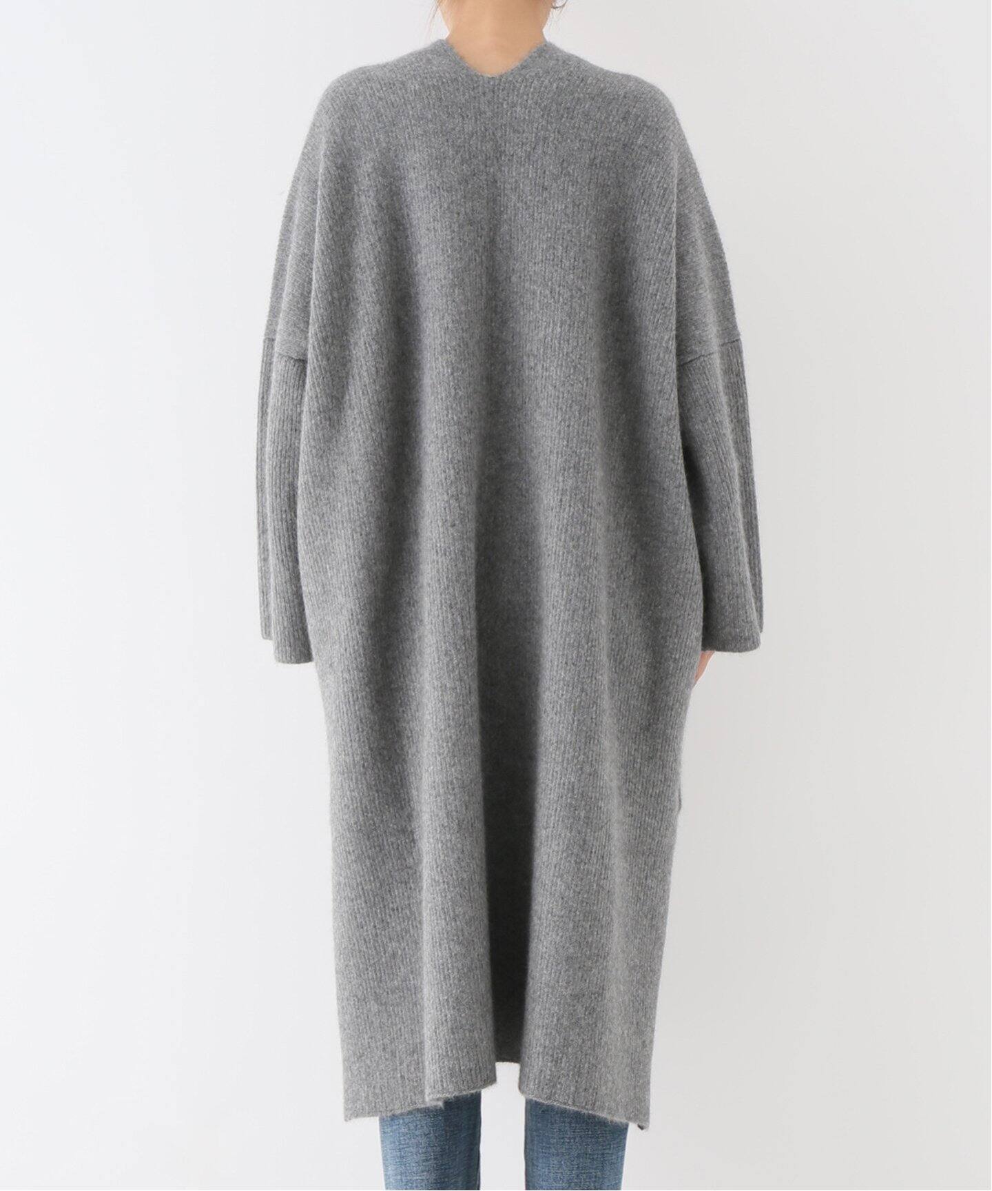 Grey knit coat Clearance