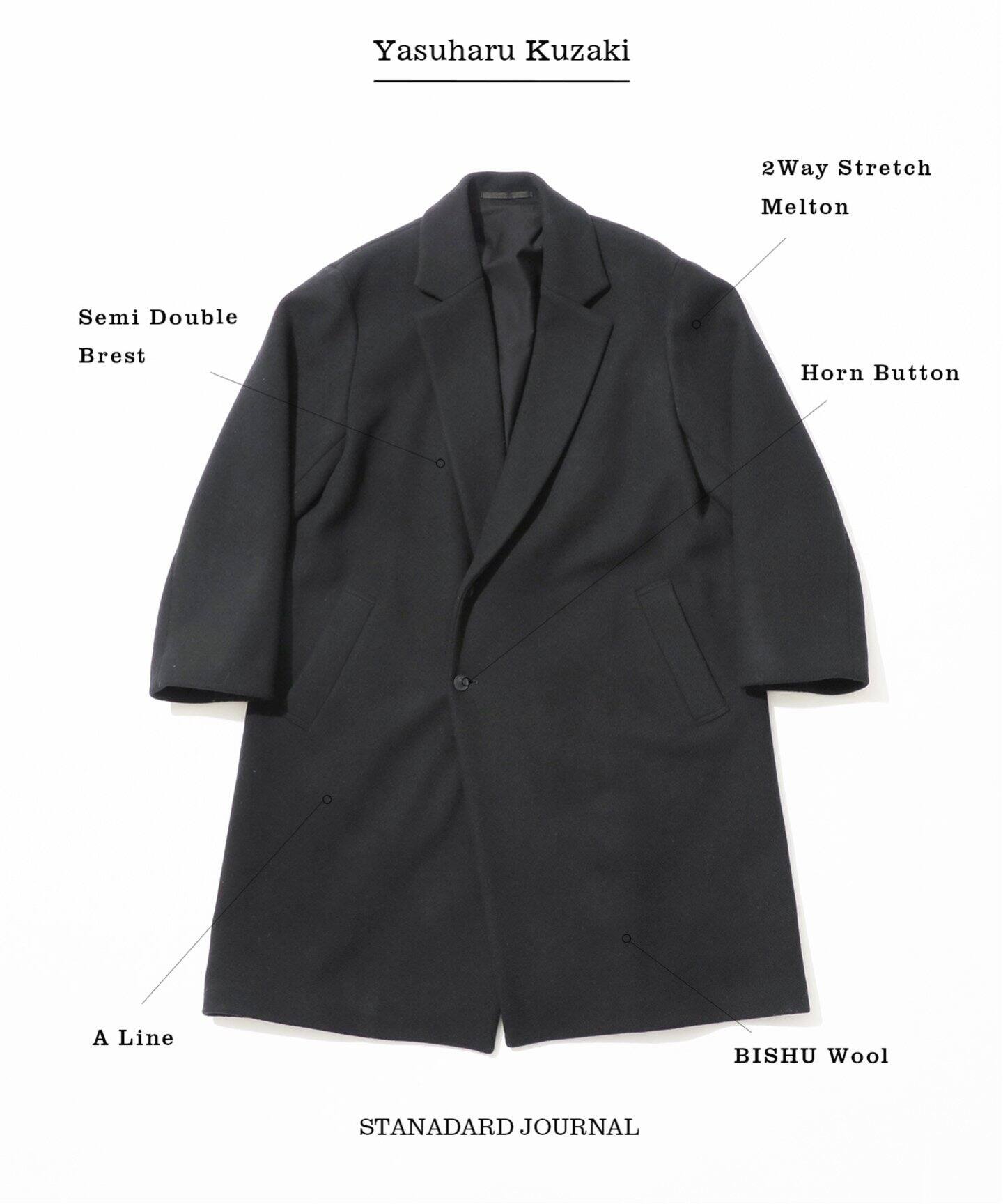 STANDARD JOURNAL / スタンダード ジャーナル】by KUZAKI Coat  