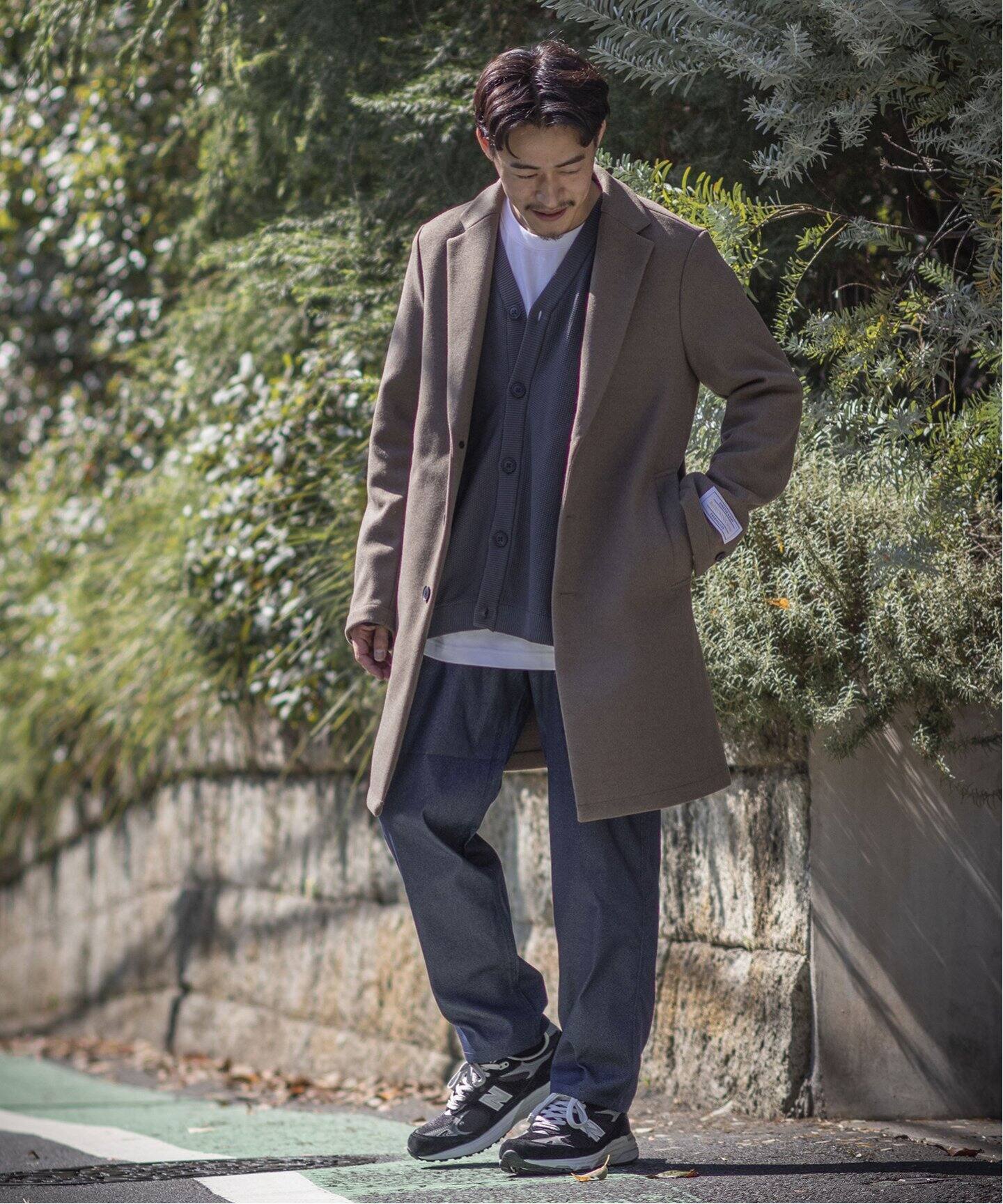 Re TEC WOOL JERSEY CHESTERコート|B.C STOCK(ベーセーストック Re TEC WOOL JERSEY CHESTERコート|B.C STOCK(ベーセーストック