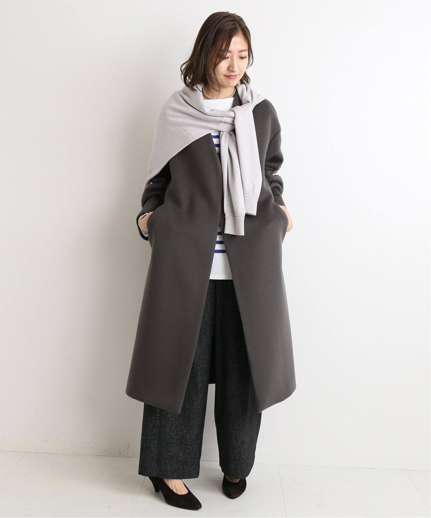 MANTECO ノーカラーコート◇|IENA(イエナ)公式のファッション通販 ...