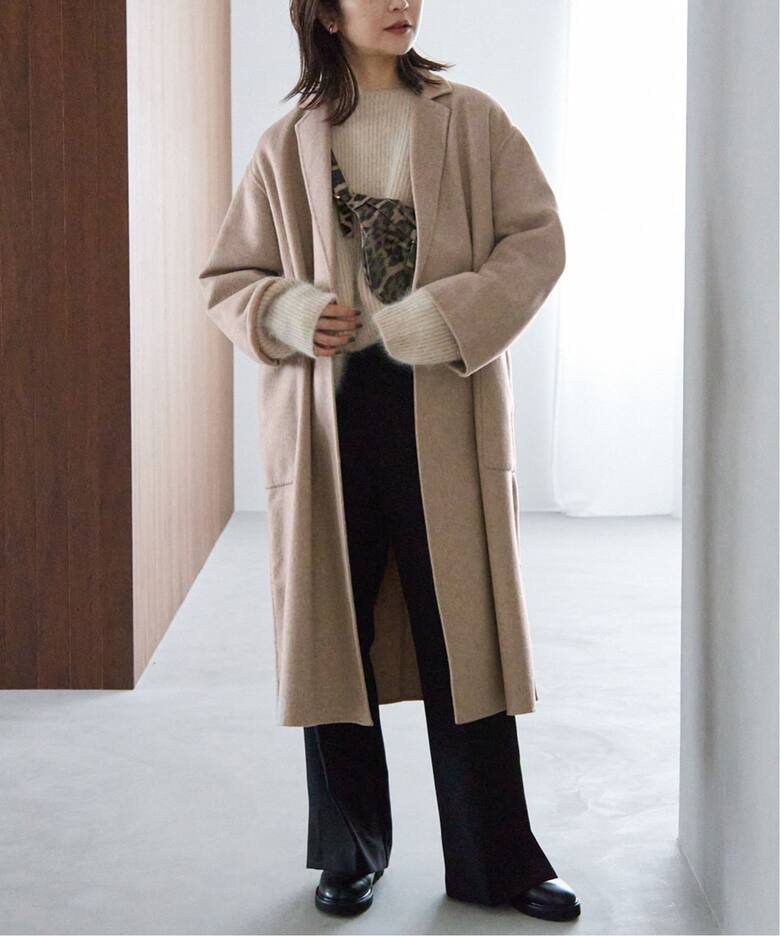 HAMILTONダブルフェイスウールチェスターコート（チェスターコート  