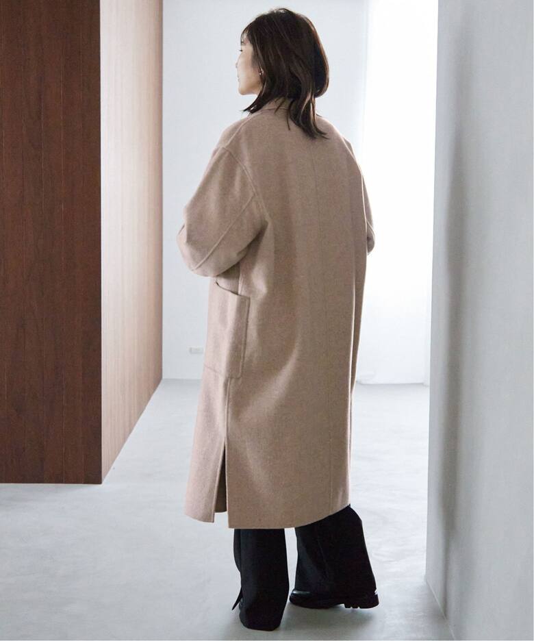 HAMILTONダブルフェイスウールチェスターコート（チェスターコート  