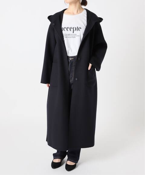 Hamiltonダブルフェイスウールロングフードコート Slobe Iena スローブ イエナ 公式のファッション通販 Baycrew S Store