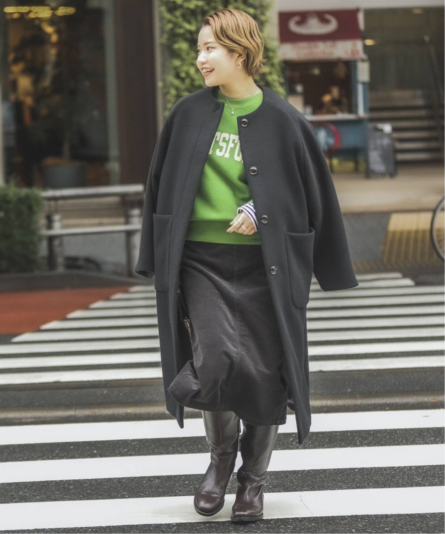 ダブルクロスシャルム サドルショルダーコート◇|SLOBE IENA ...