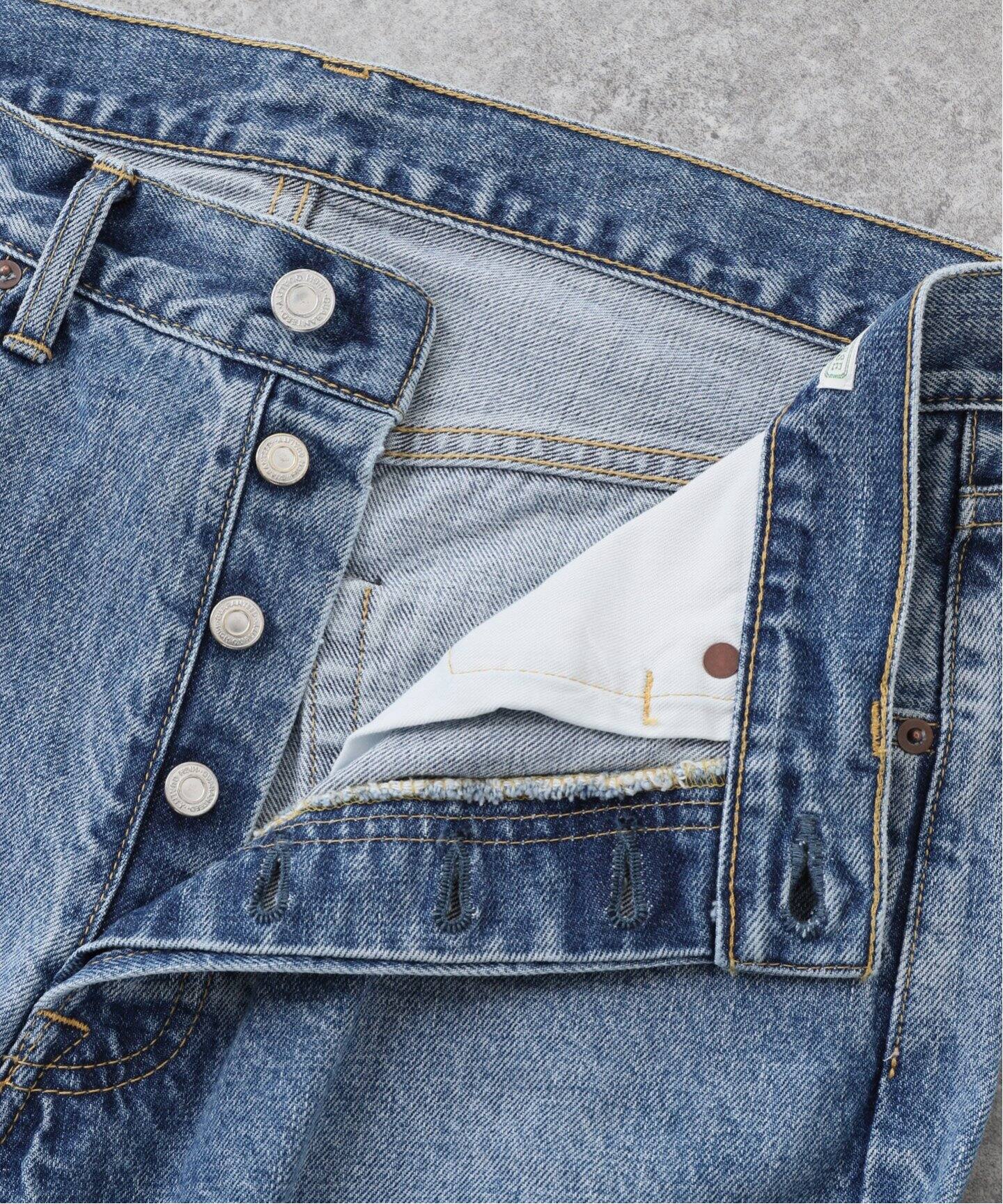 A.PRESSE/アプレッセ】Washed Denim Pants|L'ECHOPPE(レショップ 直売超高品質 アプレッセ a.presse washed denim pants デニム/ジーンズ