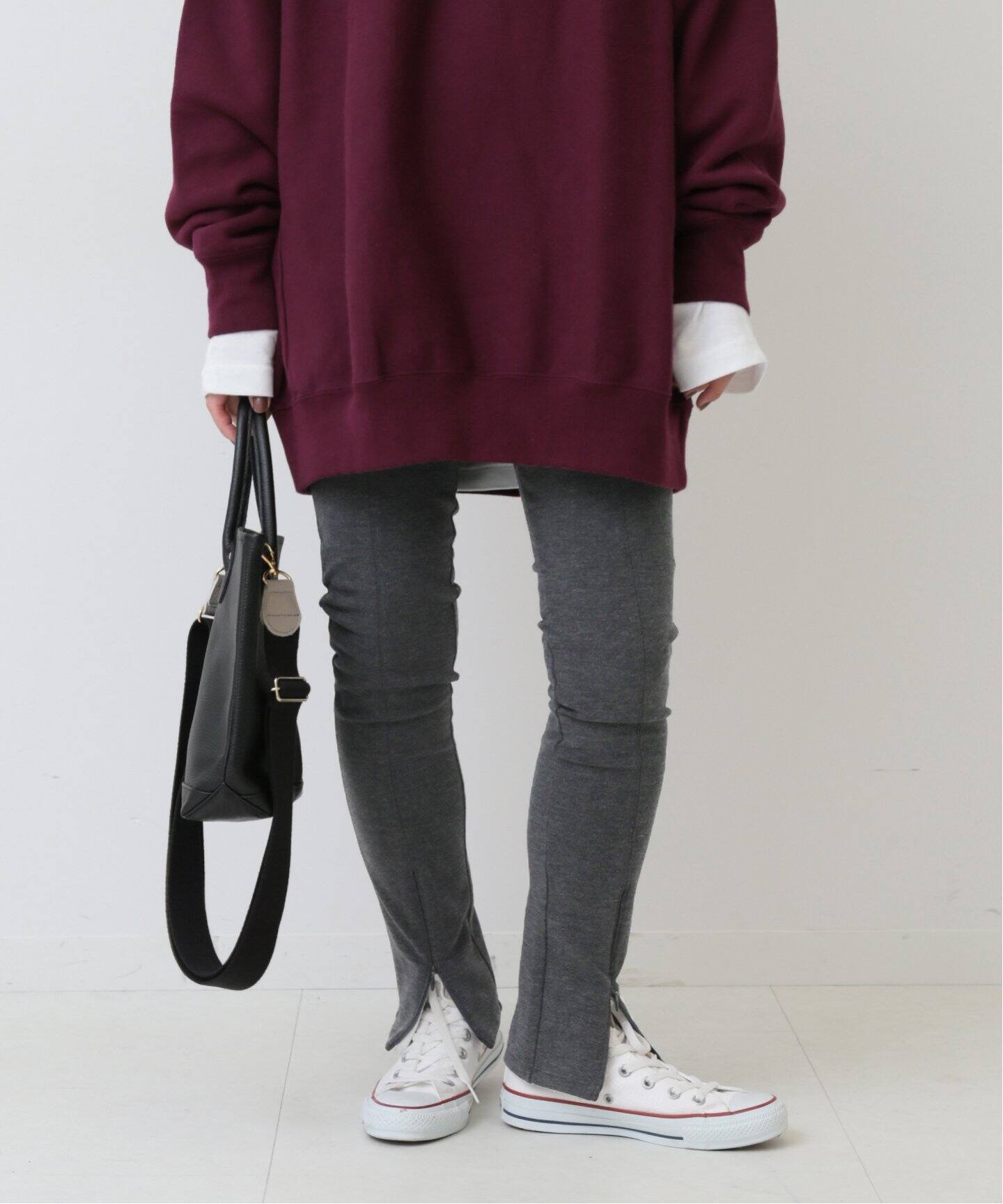 新品 スピック&スパン ストレッチウォームスキニーパンツ 38 ...