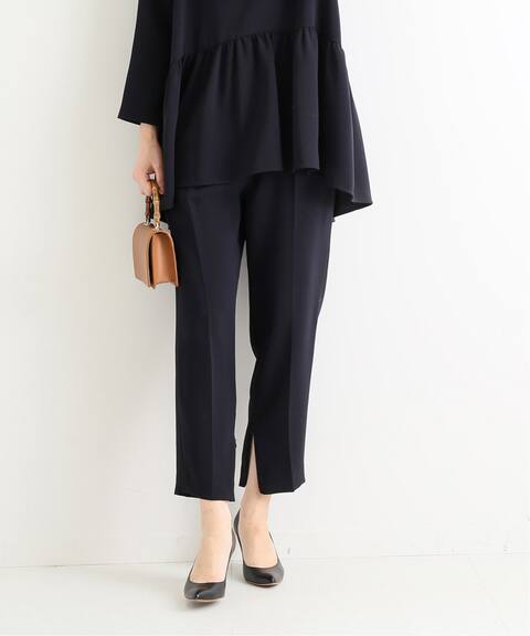 福田麻琴さんコラボ ダブルクロスクロップドテーパードパンツ Hardy Noir アルディーノアール 公式のファッション通販 Baycrew S Store