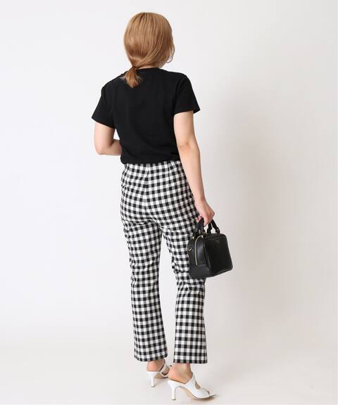 ハイウエストギンガムチェックパンツ U By Spick Span ユーバイスピックアンドスパン 公式のファッション通販 Baycrew S Store