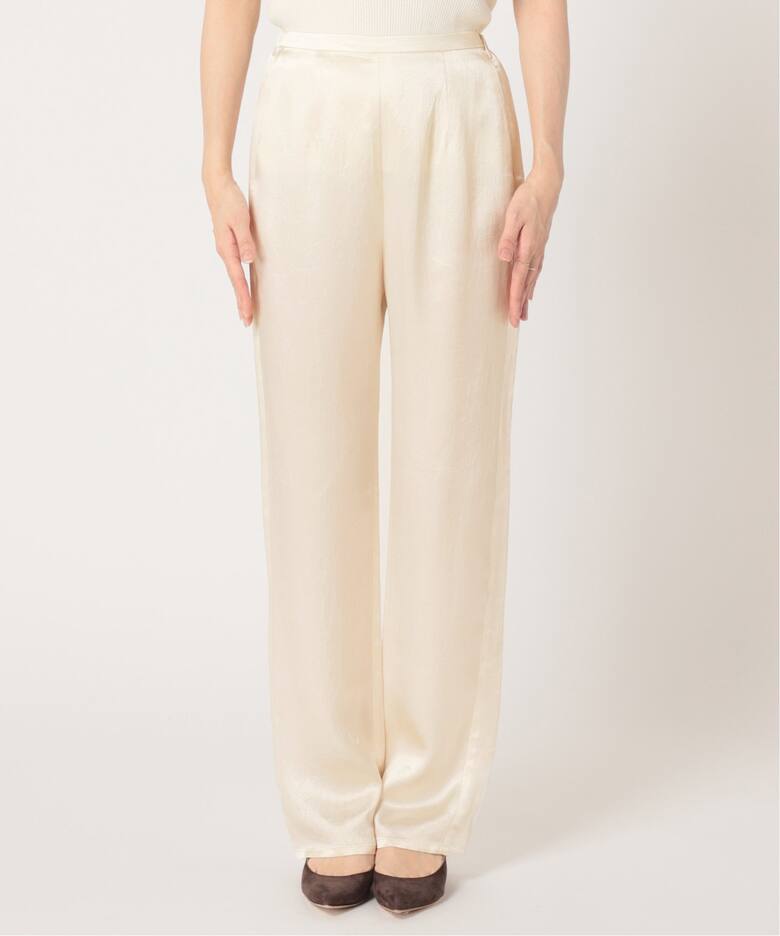 Junko Katoh For NOBLE】Mizu Satin pants（その他パンツ）｜NOBLE  