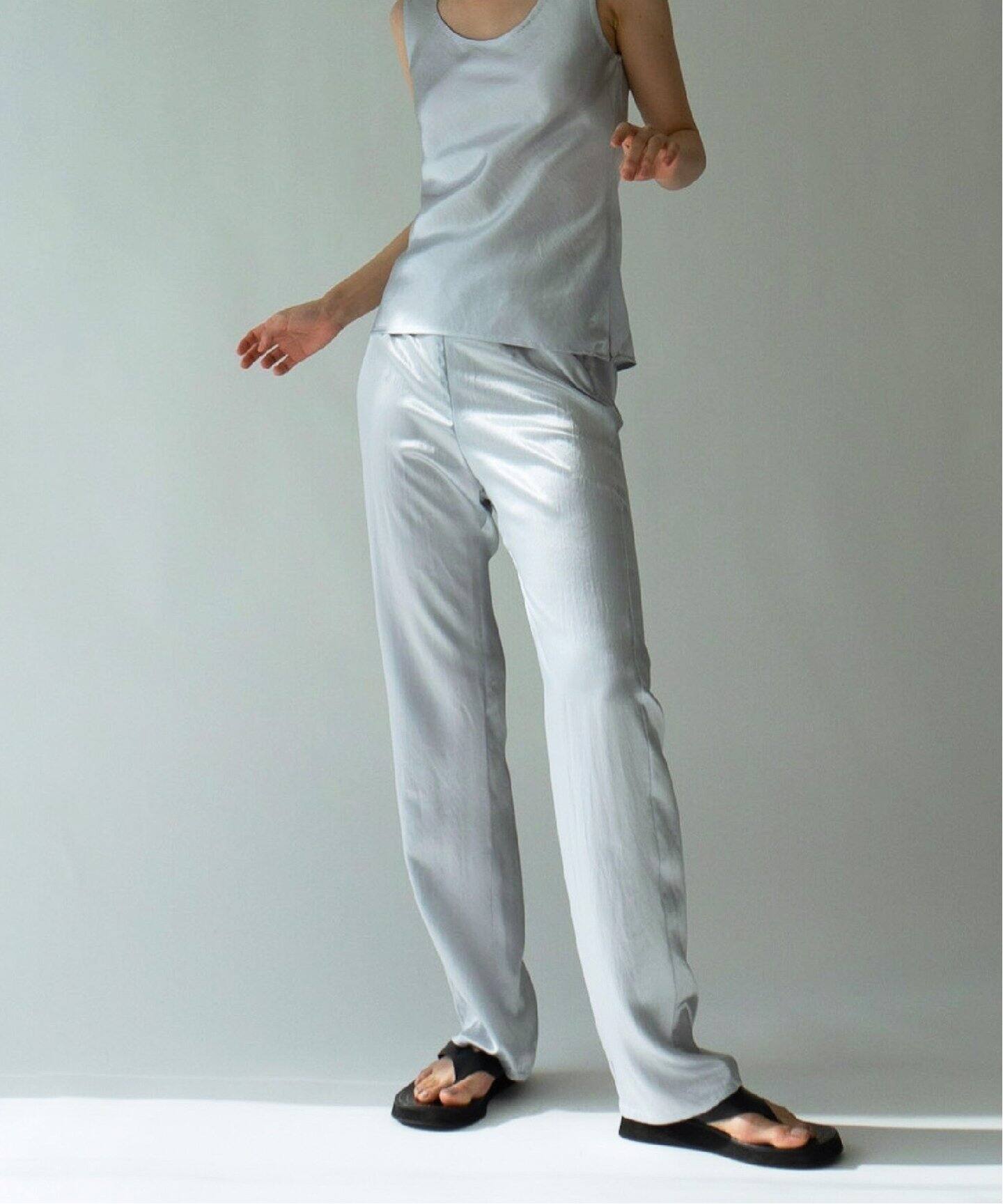 Junko Katoh For NOBLE】Mizu Satin pants（その他パンツ）｜NOBLE  