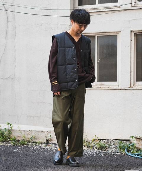 【CIOTA / シオタ】EDIFICE別注 スビンコットンモールスキンベイカーパンツ  詳細画像3