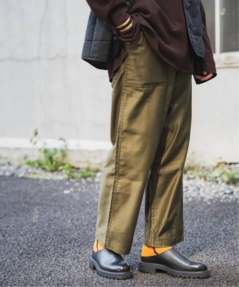 【CIOTA / シオタ】EDIFICE別注 スビンコットンモールスキンベイカーパンツ  詳細画像4