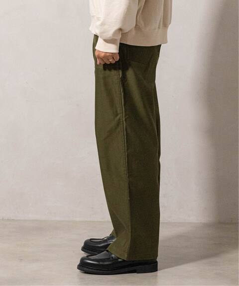 【CIOTA / シオタ】EDIFICE別注 スビンコットンモールスキンベイカーパンツ  詳細画像11