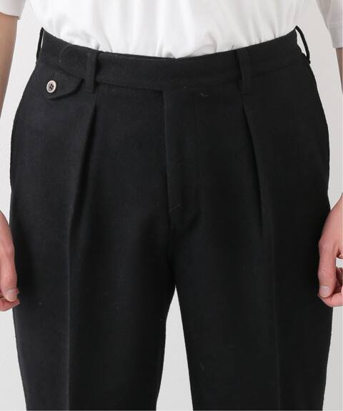 Colony Clothing コロニー クロージング ウールカシミヤ 1プリーツ トラウザーズ Edifice エディフィス 公式のファッション通販 Baycrew S Store