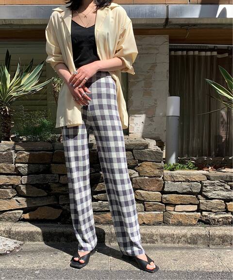 ブロックチェック リラックスパンツ Oriens Journal Standard オリエンス ジャーナルスタンダード 公式のファッション通販 Baycrew S Store