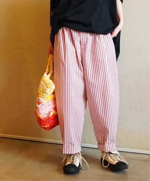 キャンディストライプ イージークロップドパンツ Journal Standard Luxe ジャーナルスタンダード ラックス 公式のファッション通販 21030440044020 Baycrew S Store
