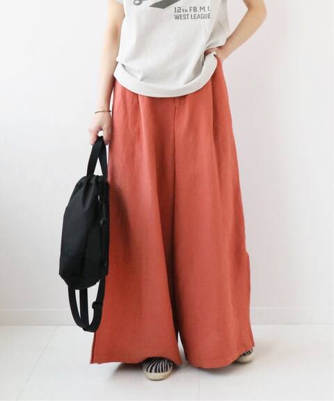追加 リネンレーヨンハイウエストスリットガウチョパンツ Journal Standard Relume ジャーナルスタンダード レリューム 公式のファッション通販 Baycrew S Store