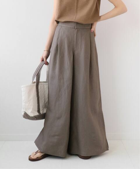 追加 リネンレーヨンハイウエストスリットガウチョパンツ Journal Standard Relume ジャーナルスタンダード レリューム 公式のファッション通販 Baycrew S Store