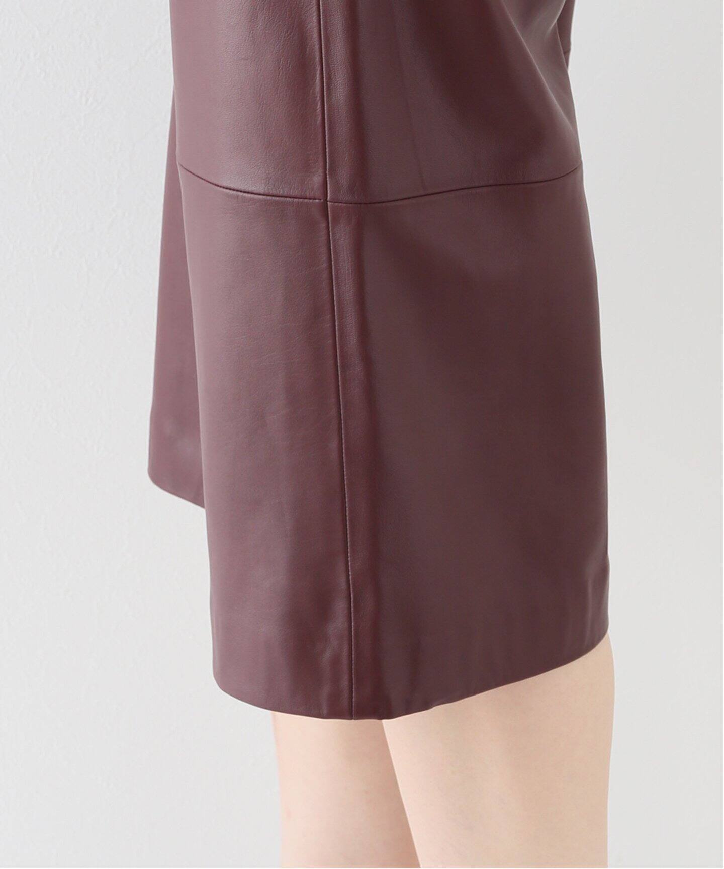 RAWTUS/ロゥタス】Lamb Leather Culottes Pants（デニムパンツ 