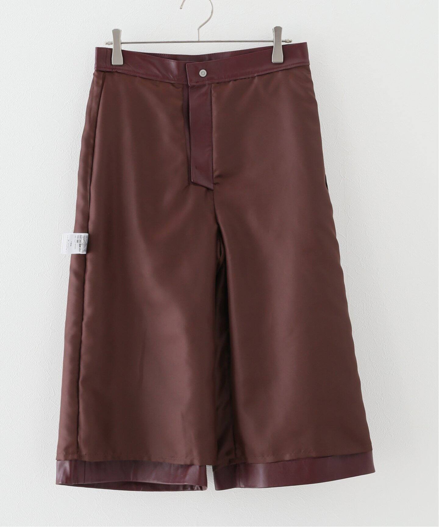 RAWTUS/ロゥタス】Lamb Leather Culottes Pants（デニムパンツ  