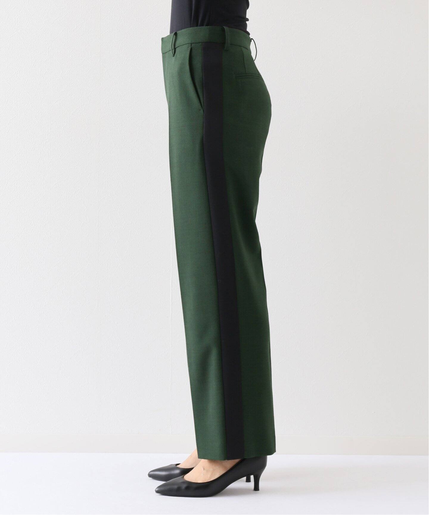 Side Line Pants(GREEN)（デニムパンツ・ジーンズ）｜L