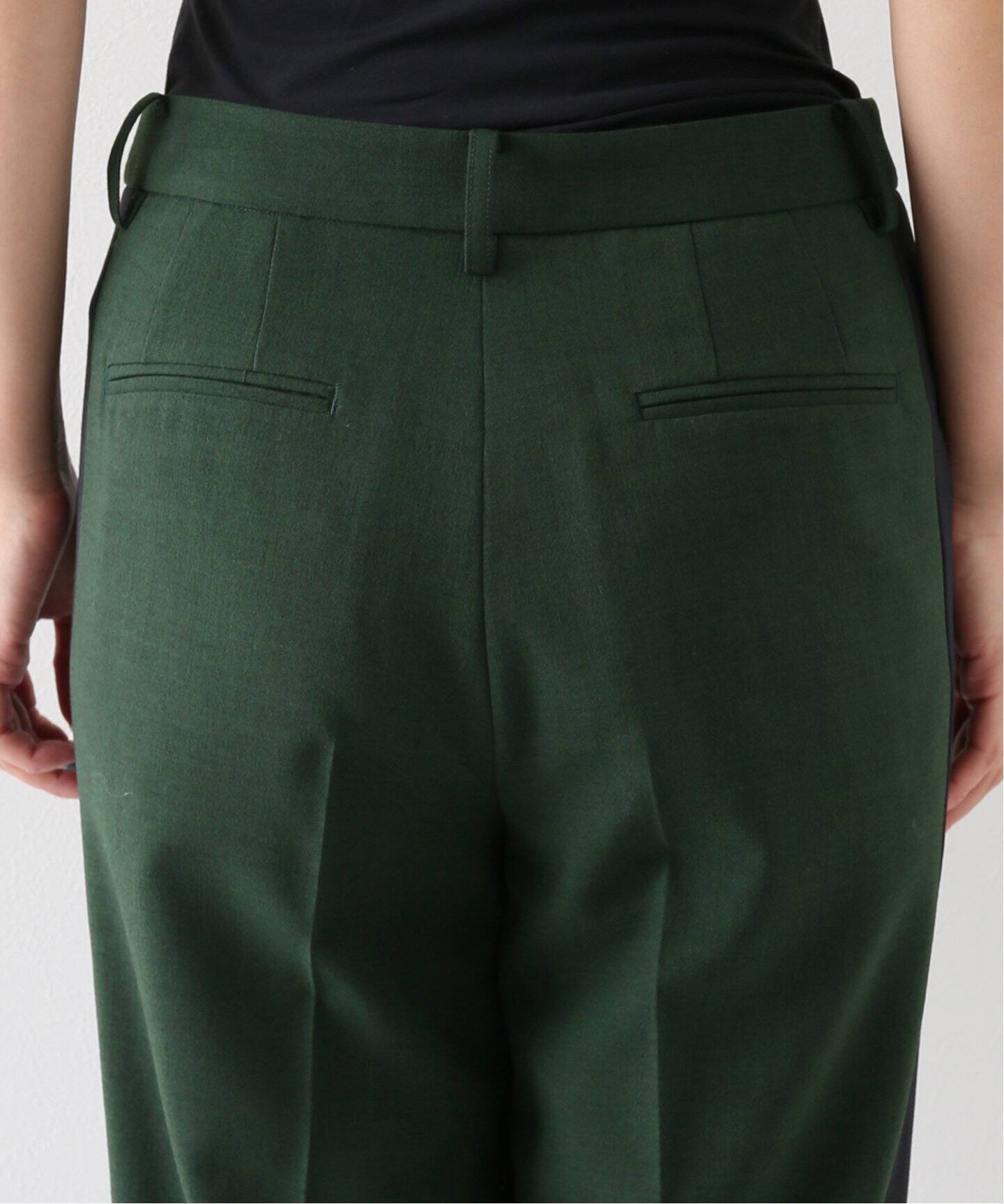 Side Line Pants(GREEN)（デニムパンツ・ジーンズ）｜L