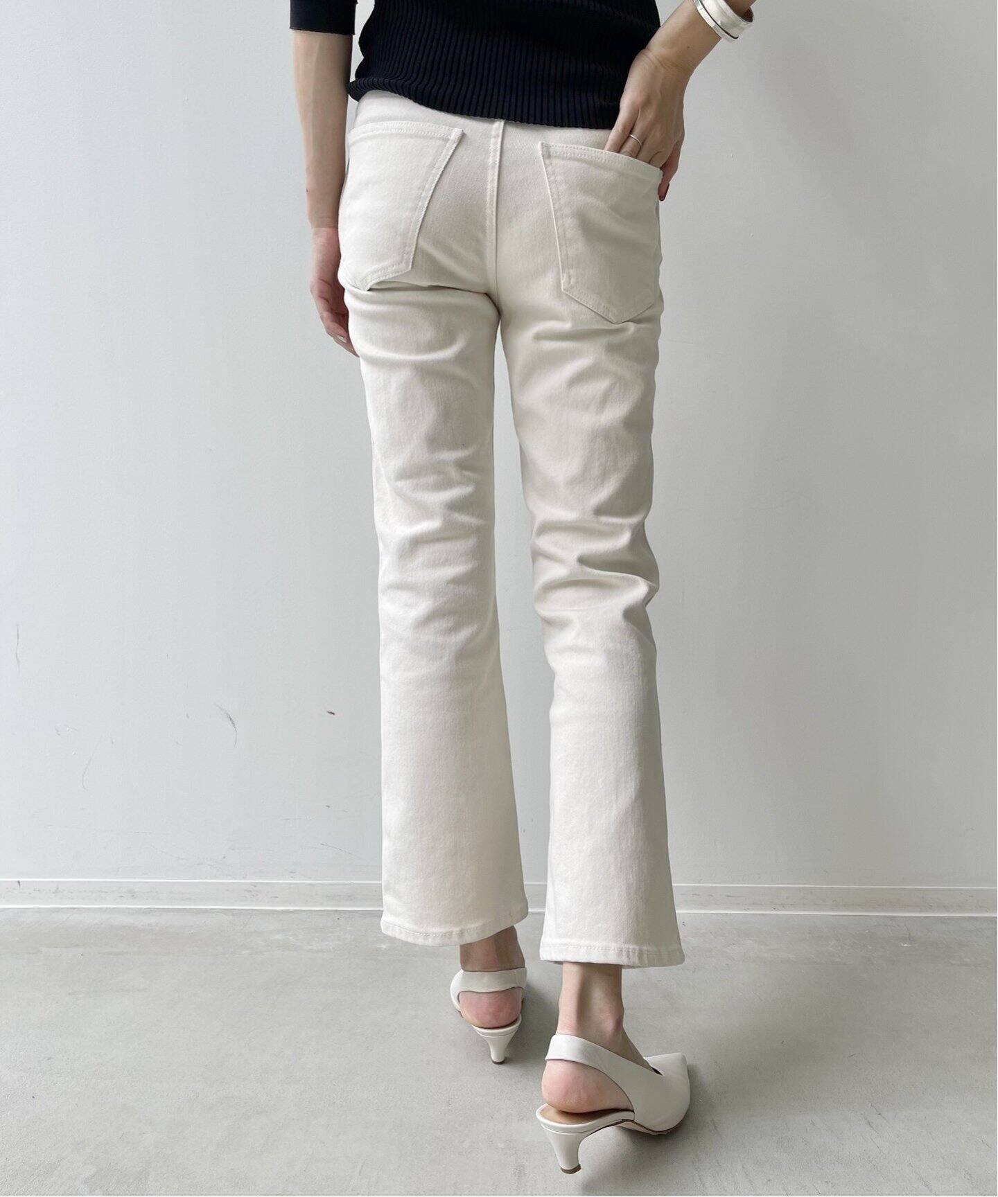 Cropped Denim（デニムパンツ・ジーンズ）｜L 