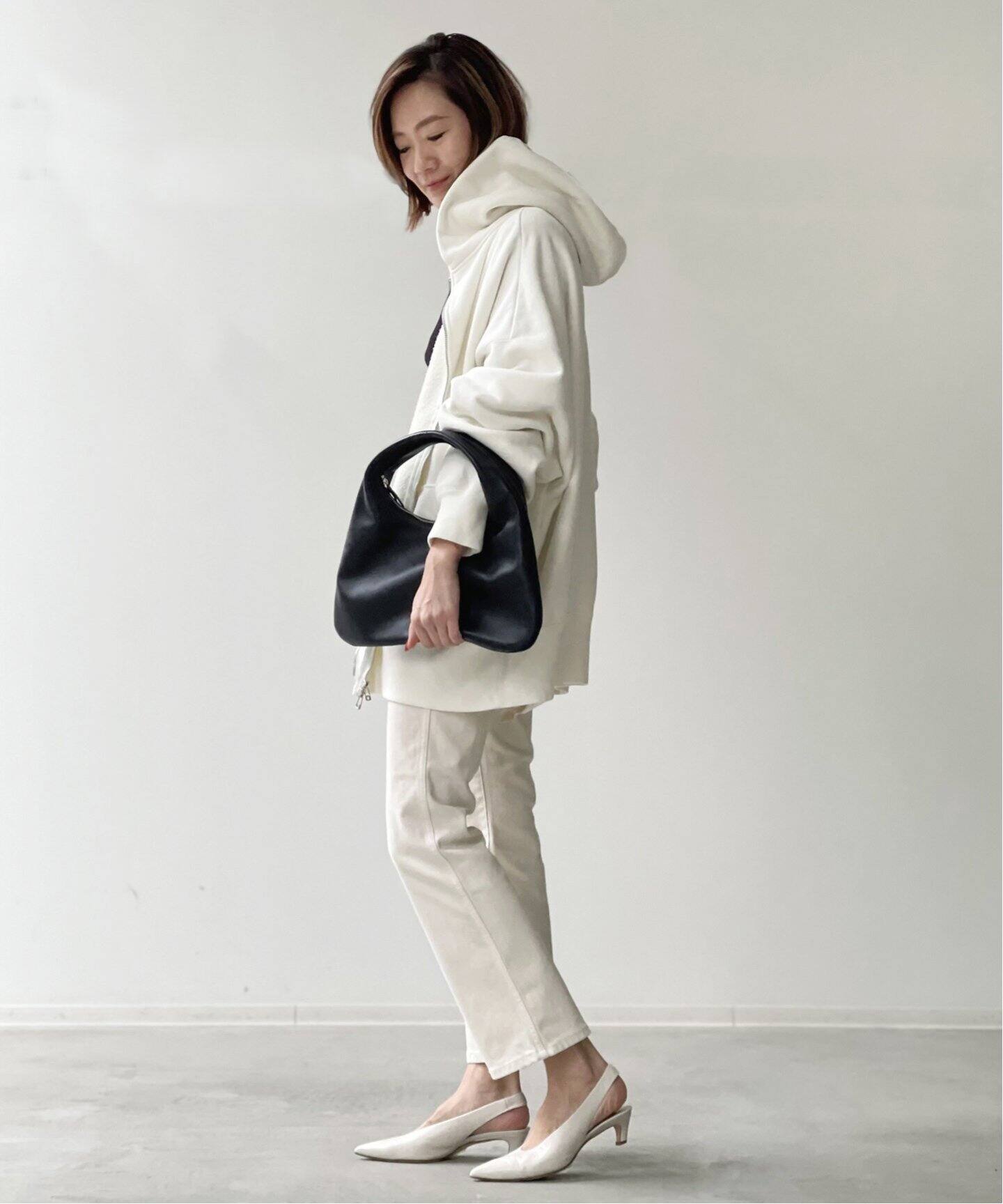 Cropped Denim（デニムパンツ・ジーンズ）｜L 