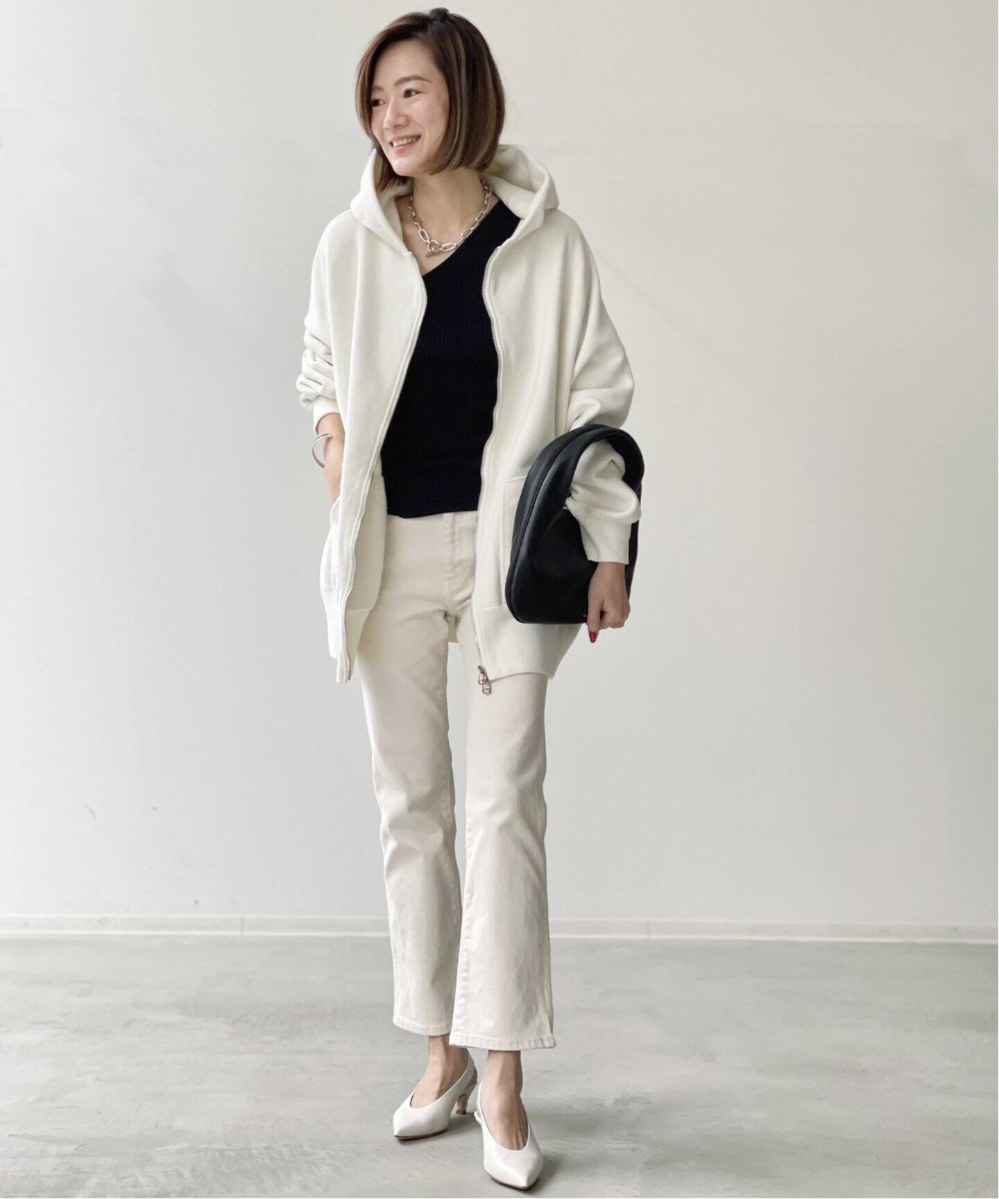 Cropped Denim（デニムパンツ・ジーンズ）｜L 