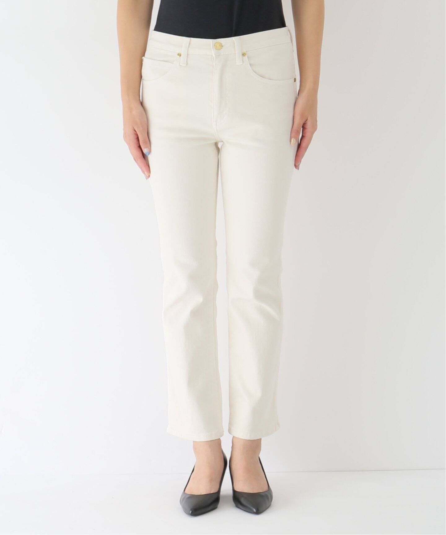 Cropped Denim（デニムパンツ・ジーンズ）｜L 