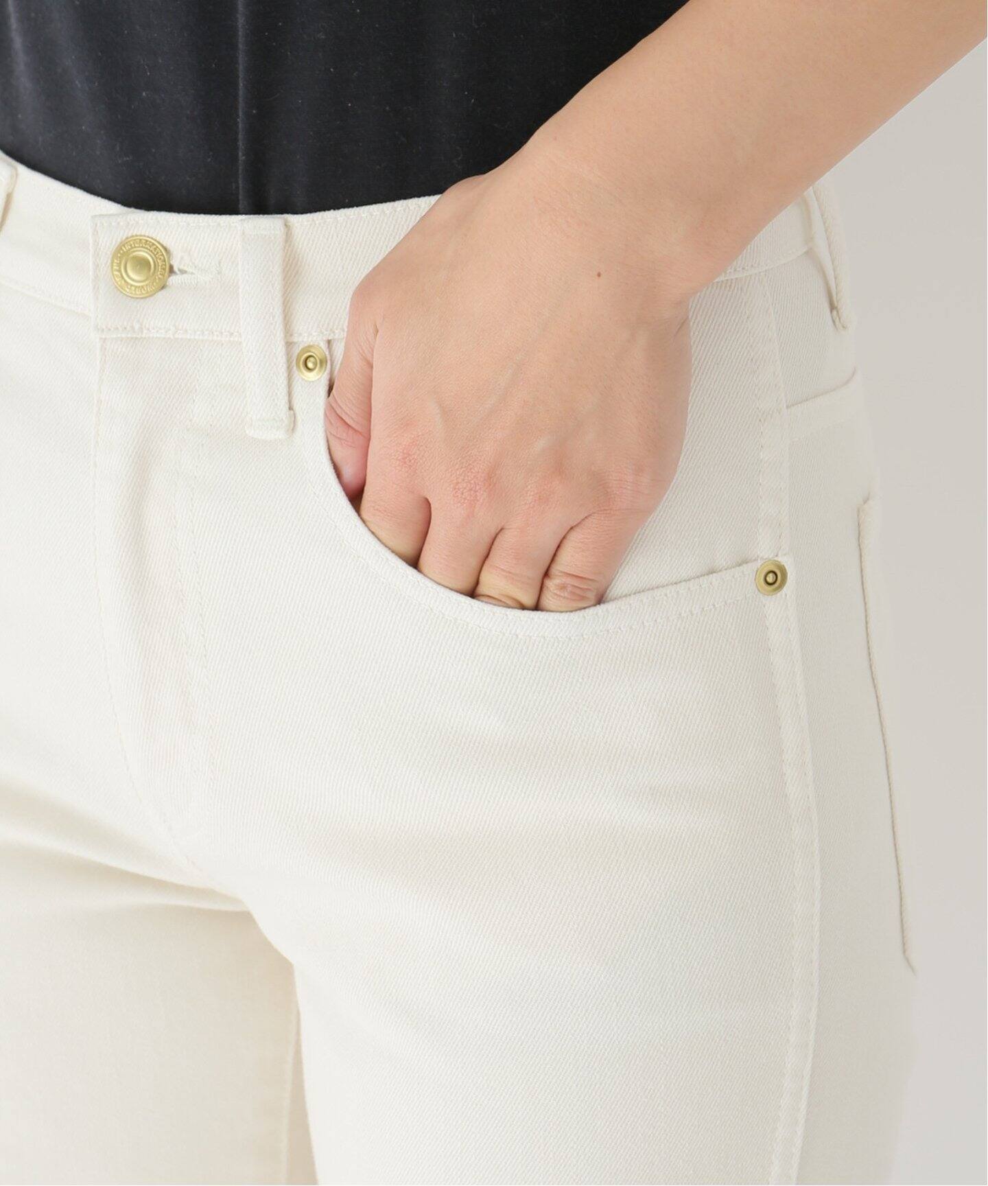 Cropped Denim（デニムパンツ・ジーンズ）｜L 