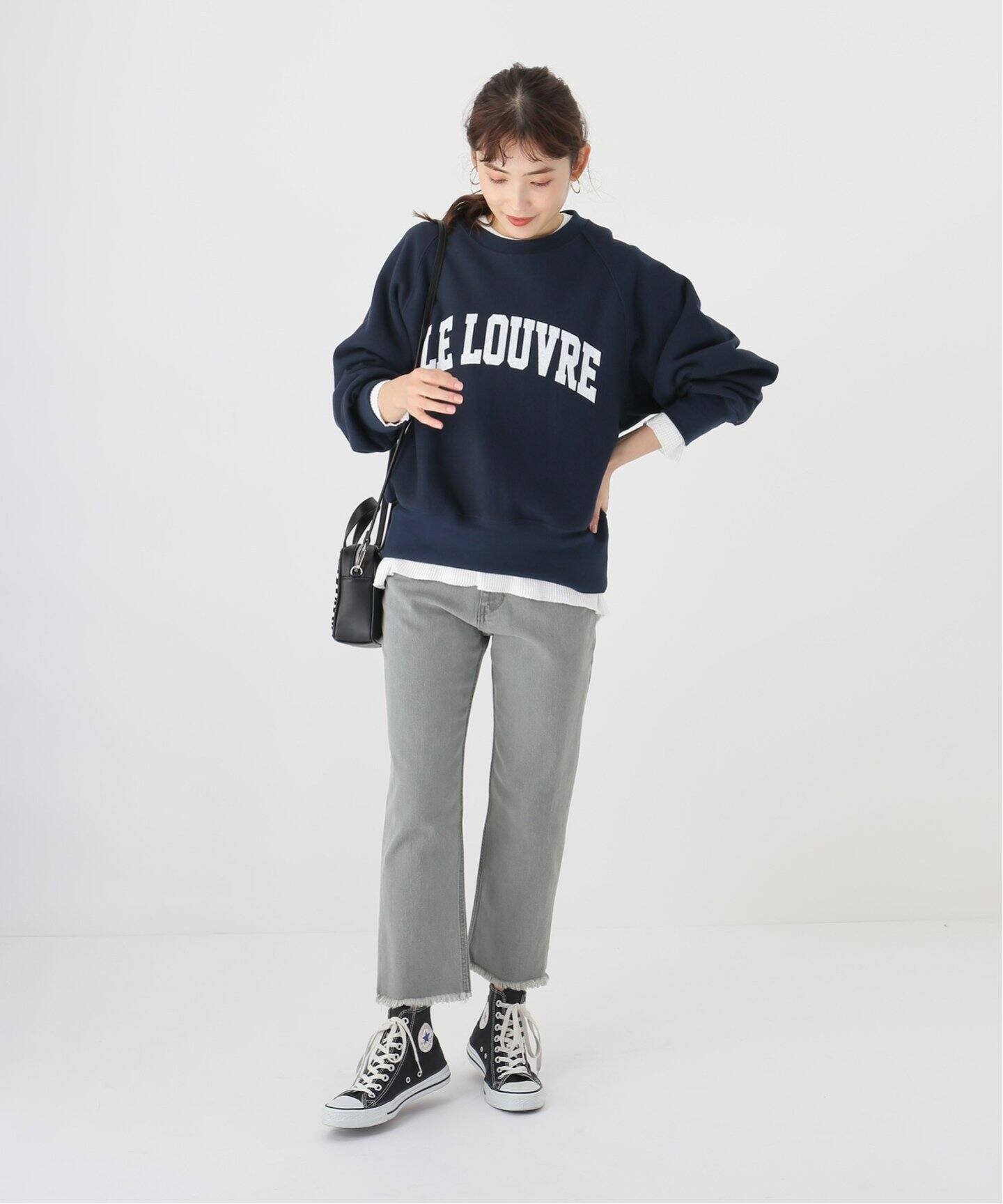 クロップドデニムパンツ◇|B.C STOCK(ベーセーストック)公式の アウトレット限定商品 Diagram クロップドデニムパンツ デニム/ジーンズ