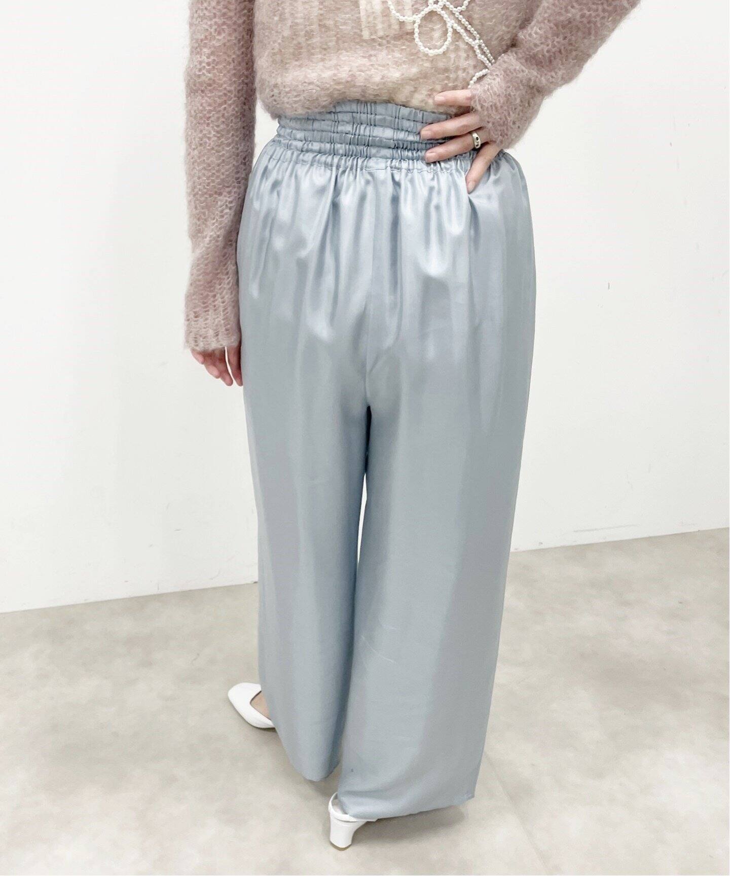 シルクツイルワイドパンツ（その他パンツ）｜EDIT.FOR LULU  