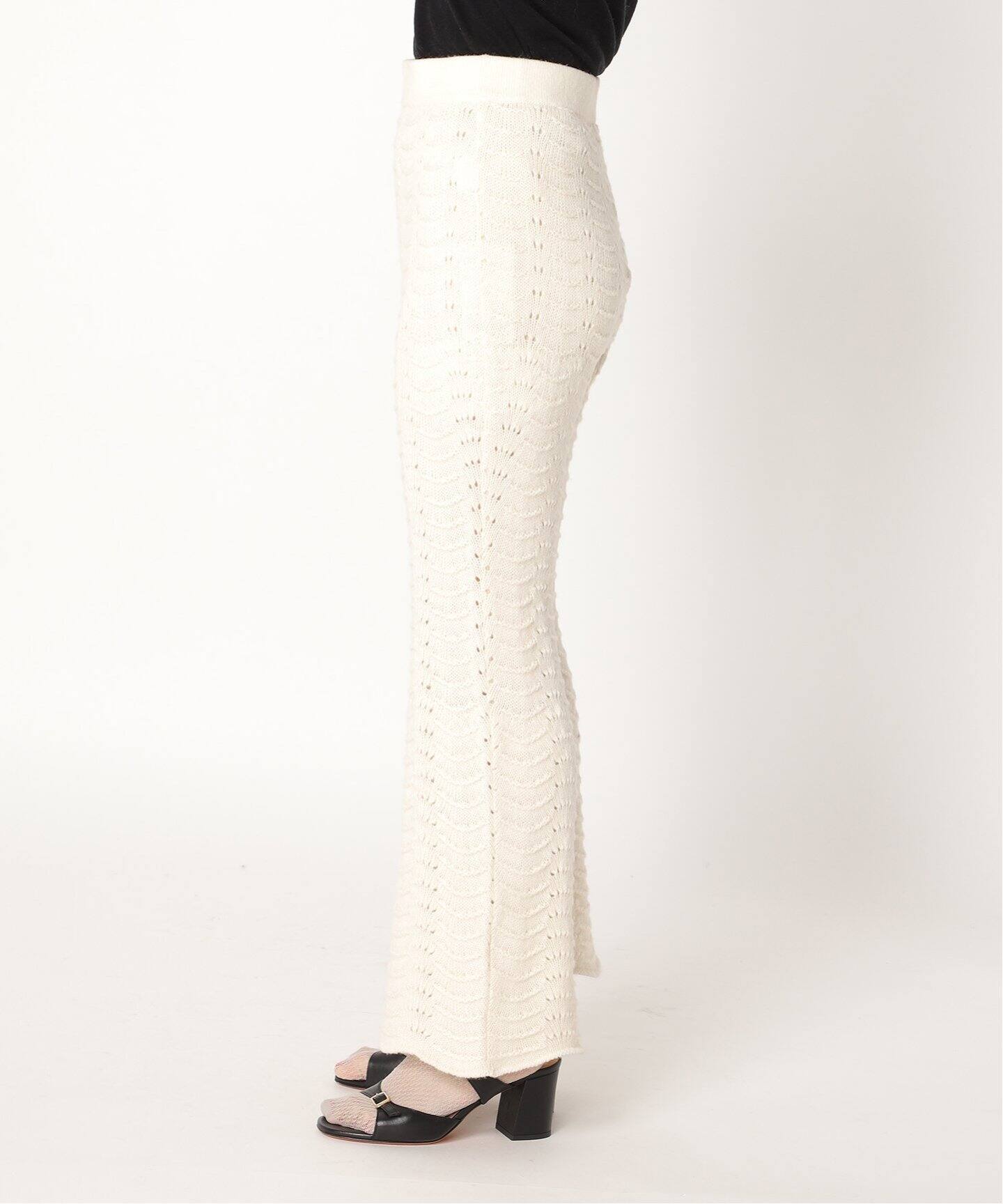 ウールクロシェフレアパンツ（その他パンツ）｜EDIT.FOR LULU  