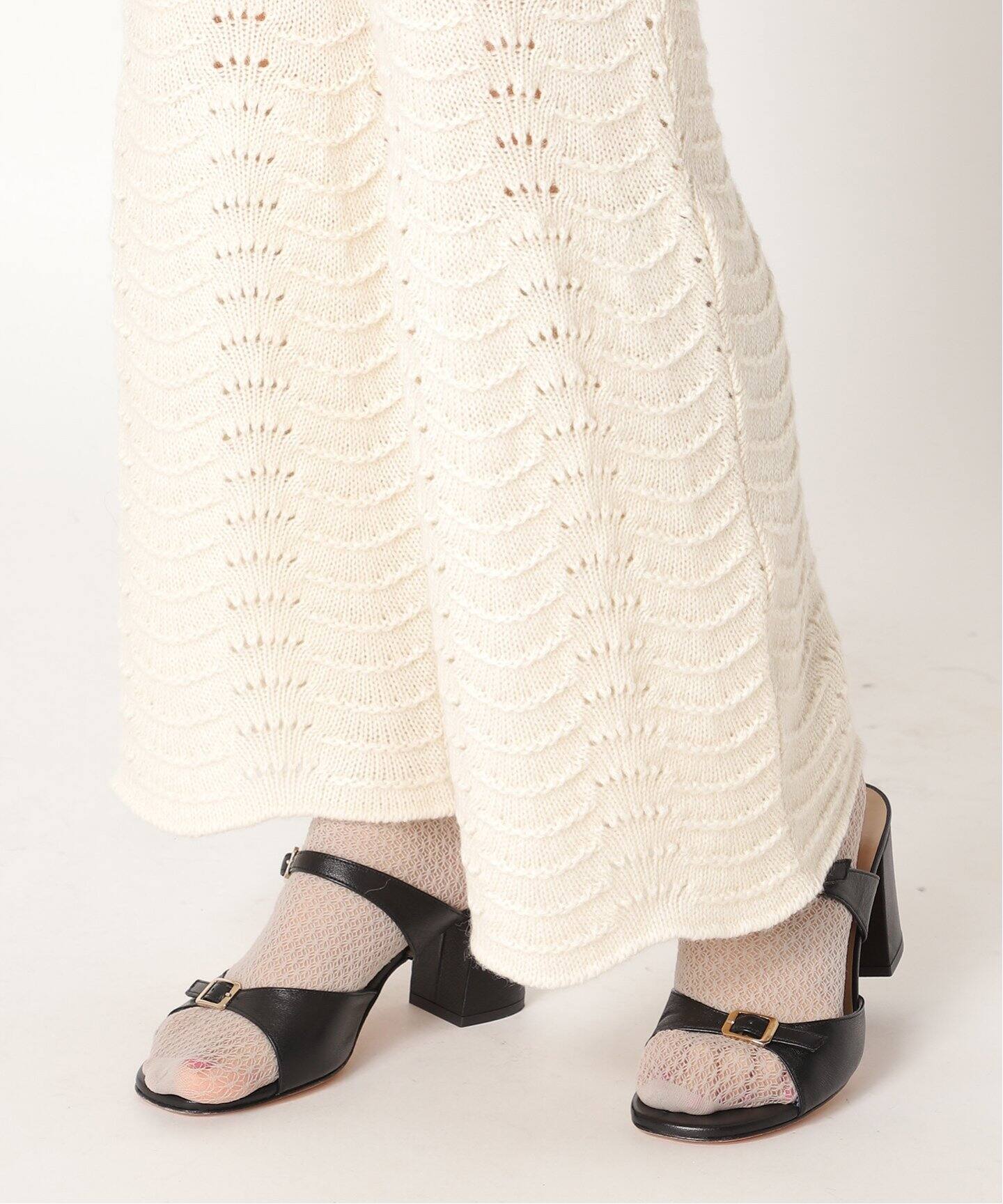 ウールクロシェフレアパンツ（その他パンツ）｜EDIT.FOR LULU  