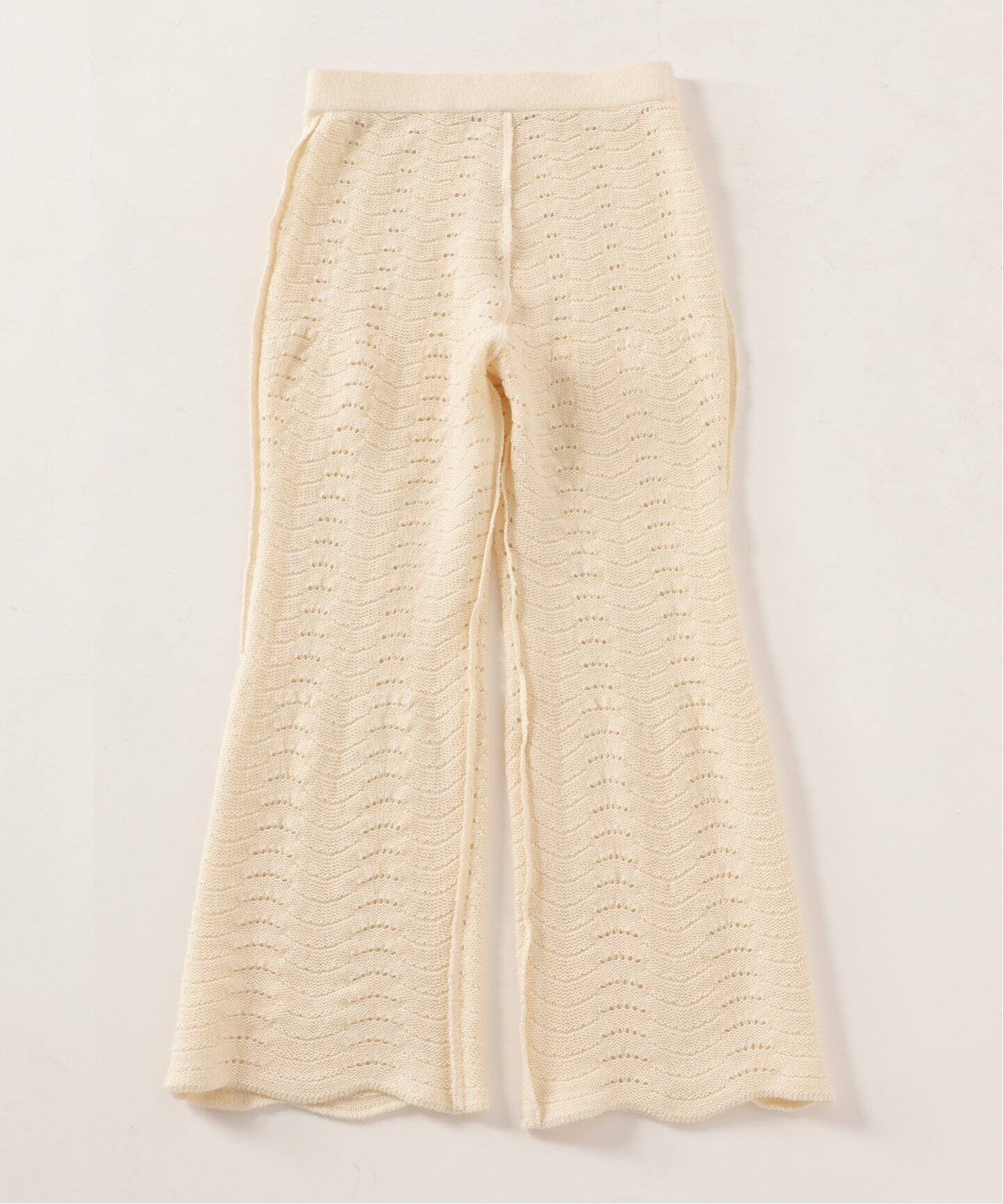 ウールクロシェフレアパンツ（その他パンツ）｜EDIT.FOR LULU  