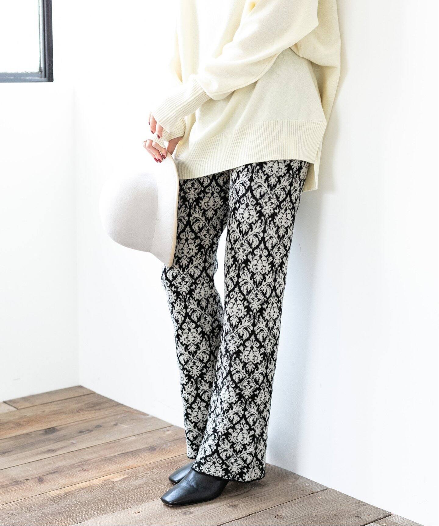 ニットジャガードパンツ◇|IENA(イエナ)公式のファッション通販